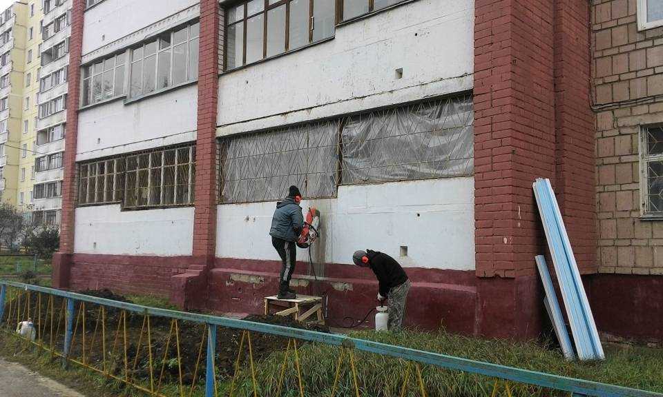 Демонтаж балконной плиты. Киров, ул. Московская