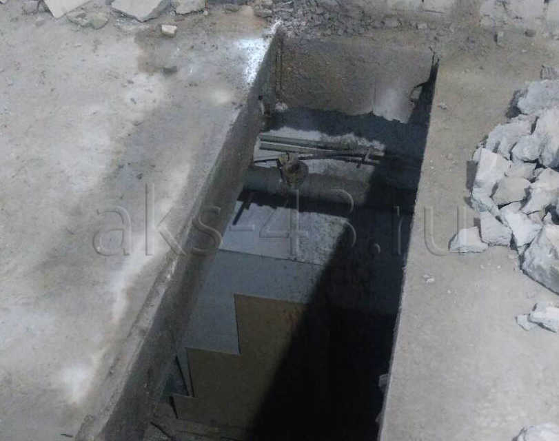 Алмазная резка проёма в бетонном полу ул. Пугачёва, г. Киров