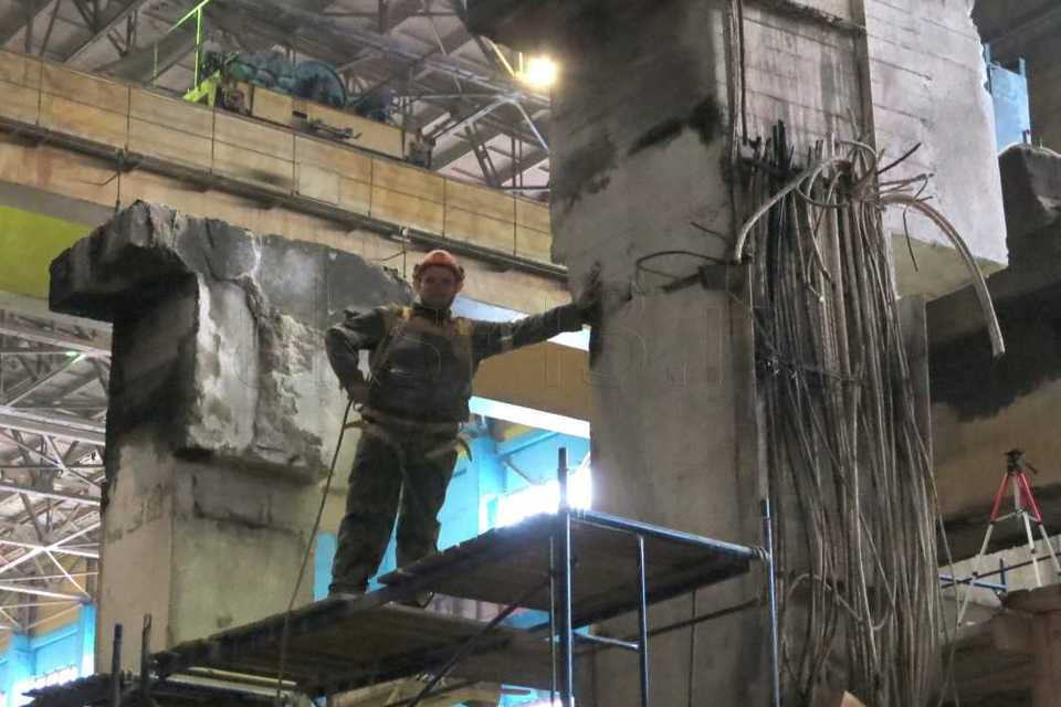 Демонтаж железобетонной конструкции. Киров